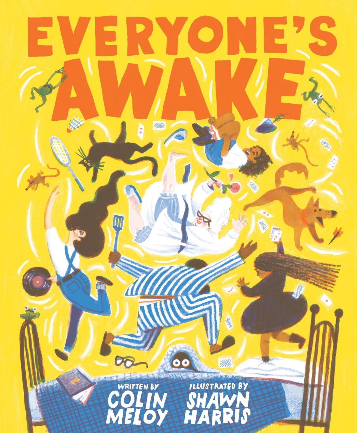 Cover: 9781452178059 | Everyone's Awake | (Read-Aloud Bedtime Book, Goodnight Book for Kids)