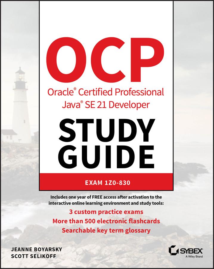 Cover: 9781394286614 | OCP Oracle Certified Professional Java SE 21 Developer Study Guide