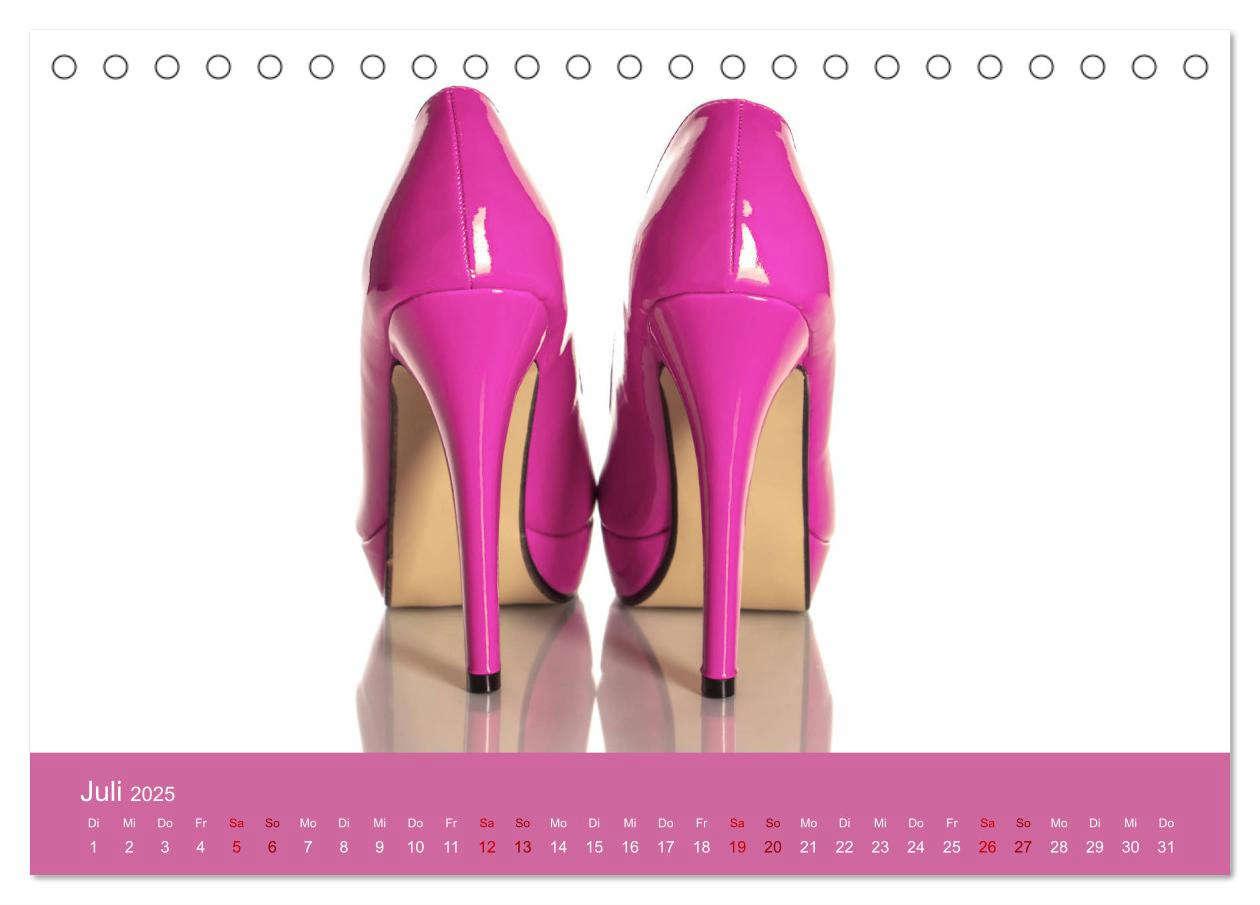 Bild: 9783435457762 | Farbenfrohe High Heels (Tischkalender 2025 DIN A5 quer), CALVENDO...