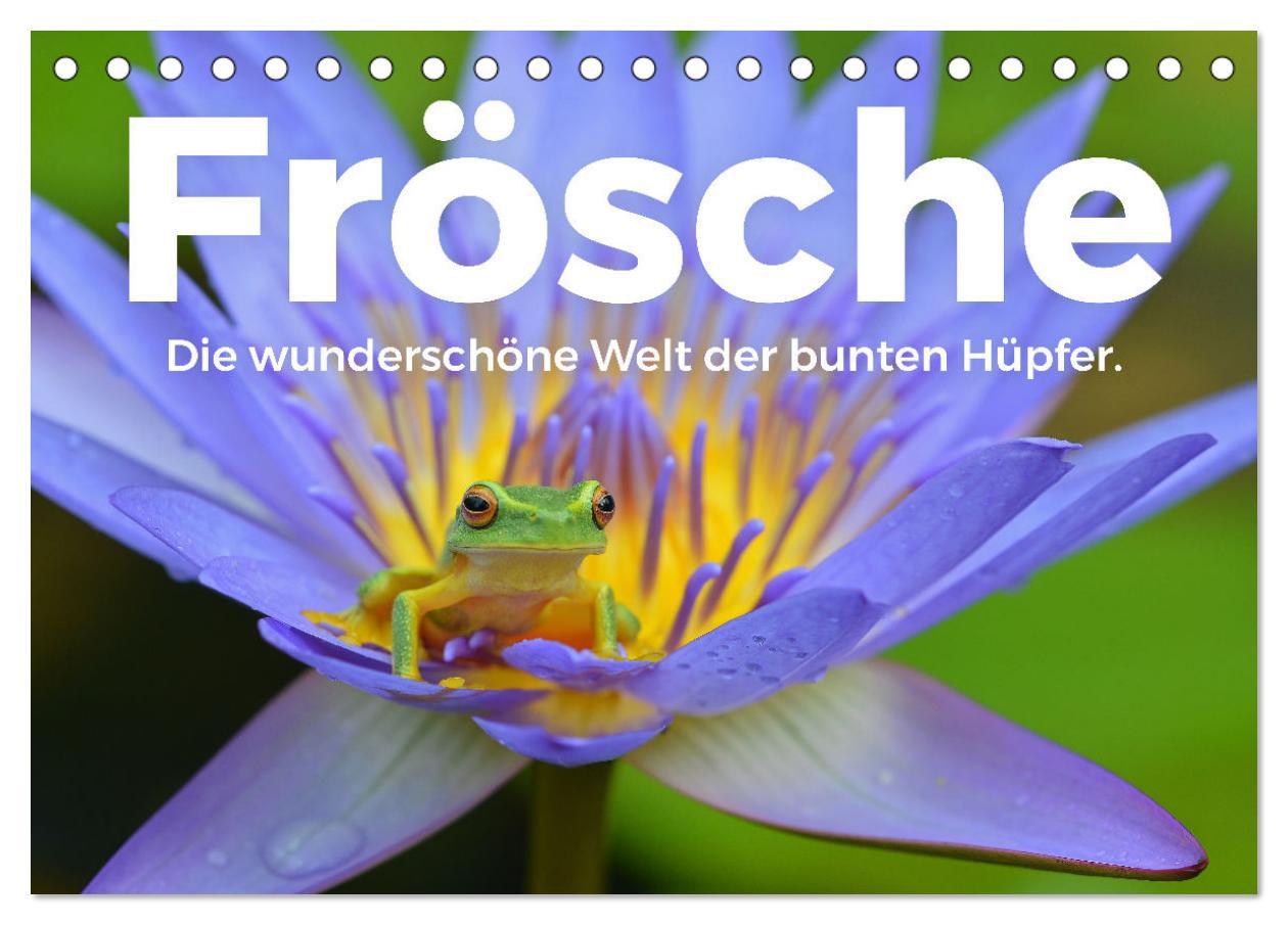 Cover: 9783435000395 | Frösche - Die wunderschöne Welt der bunten Hüpfer. (Tischkalender...