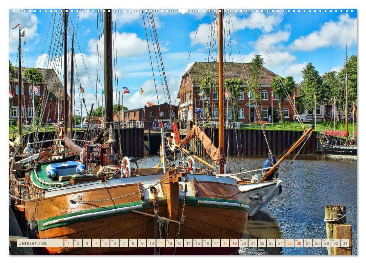 Bild: 9783435662210 | Ostfriesland - der alte Hafen Carolinensiel (Wandkalender 2025 DIN...