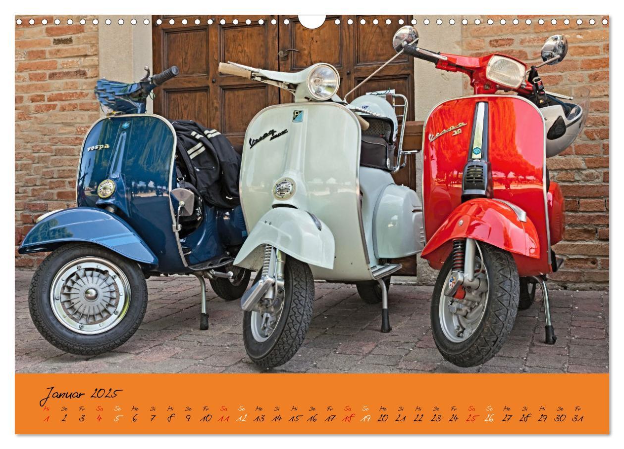 Bild: 9783383977671 | Vespa Liebe (Wandkalender 2025 DIN A3 quer), CALVENDO Monatskalender