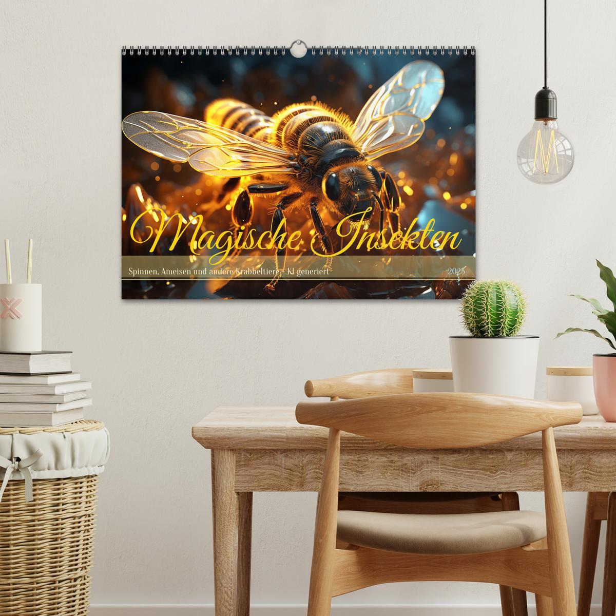 Bild: 9783383883606 | Magische Insekten (Wandkalender 2025 DIN A3 quer), CALVENDO...