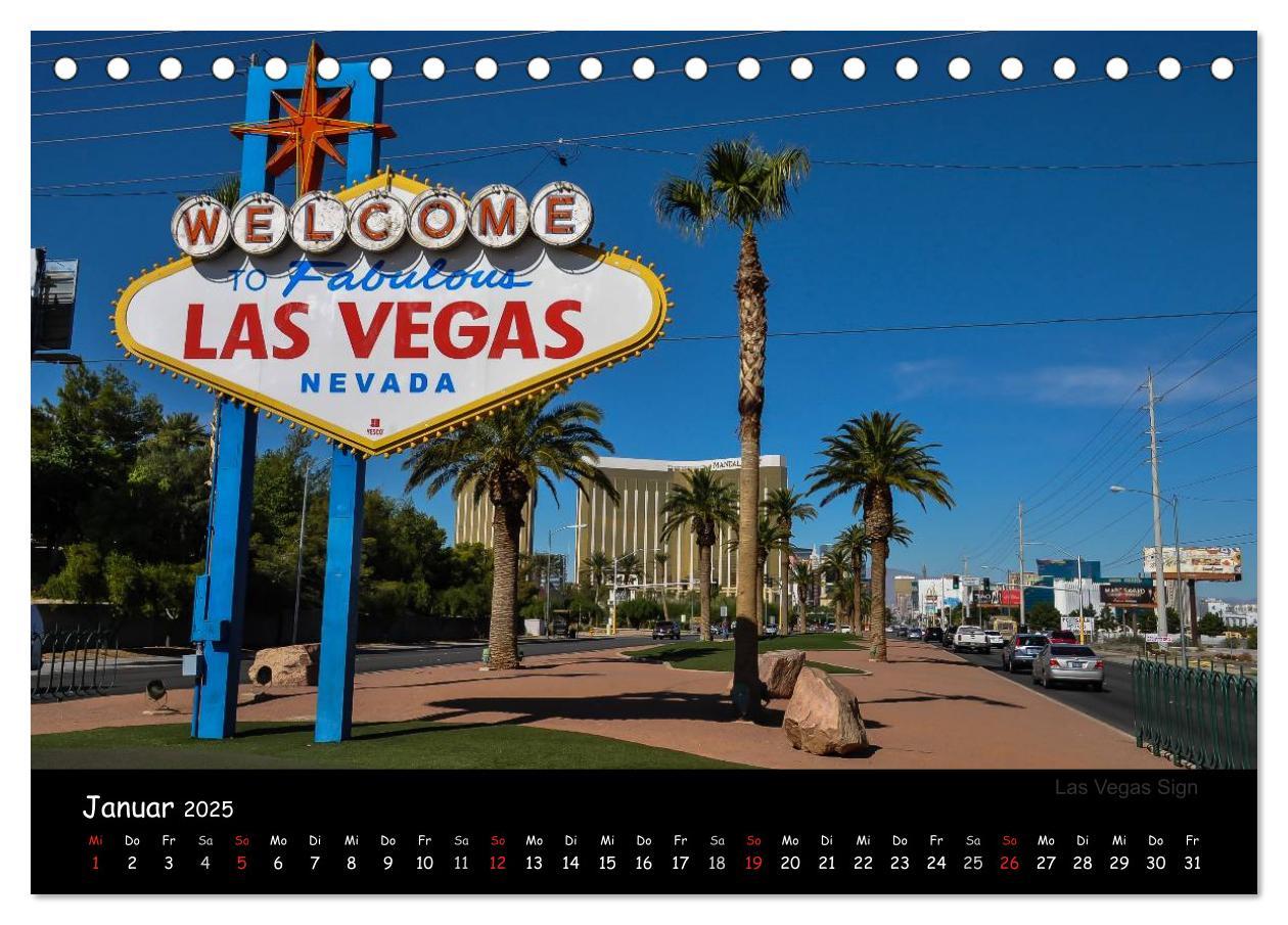 Bild: 9783435718481 | Rundreise Kalifornien mit Las Vegas (Tischkalender 2025 DIN A5...