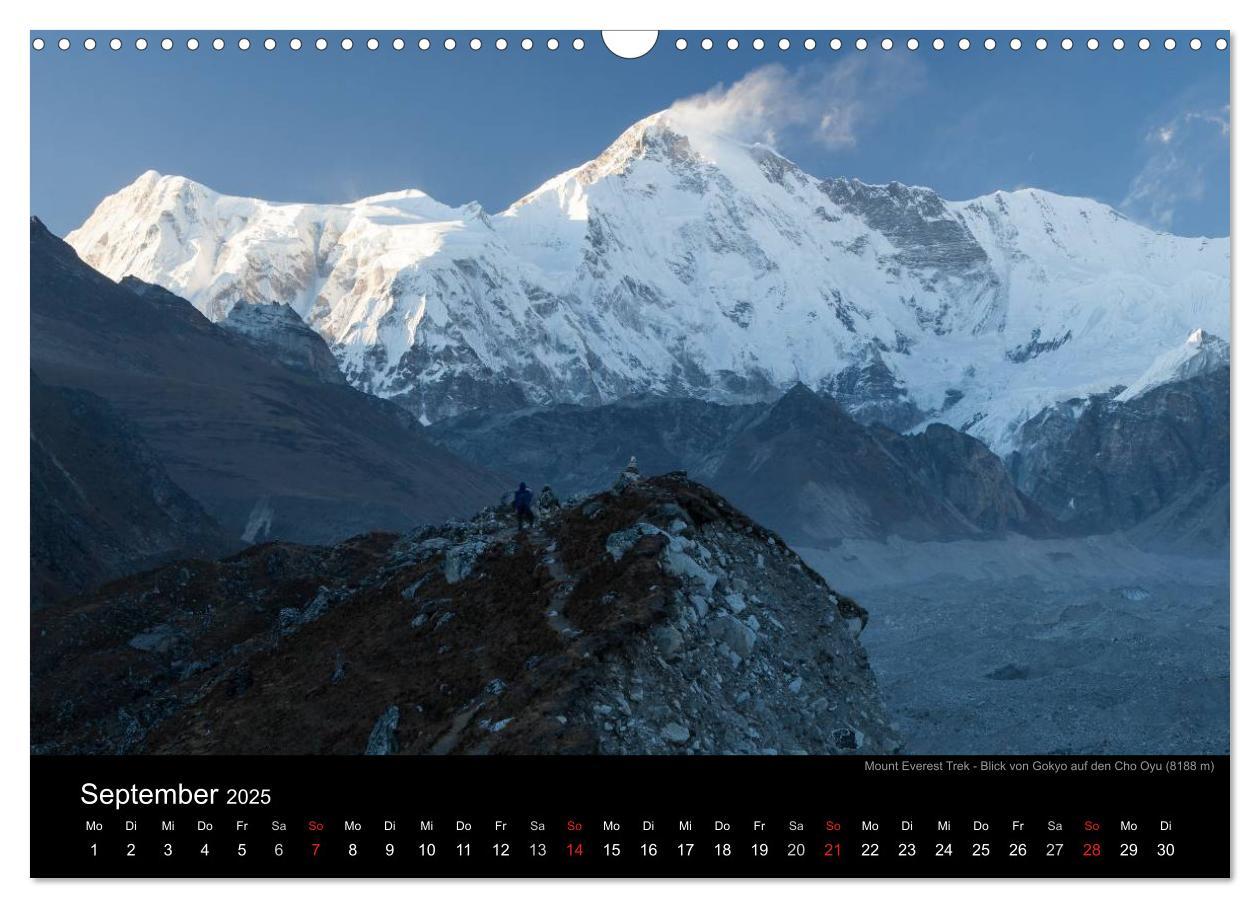 Bild: 9783435810475 | Mount Everest Trek (Wandkalender 2025 DIN A3 quer), CALVENDO...