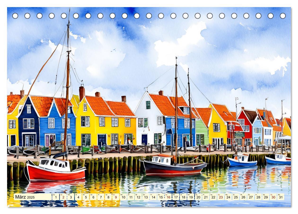 Bild: 9783457180891 | Zauberhafte Niederlande (Tischkalender 2025 DIN A5 quer), CALVENDO...