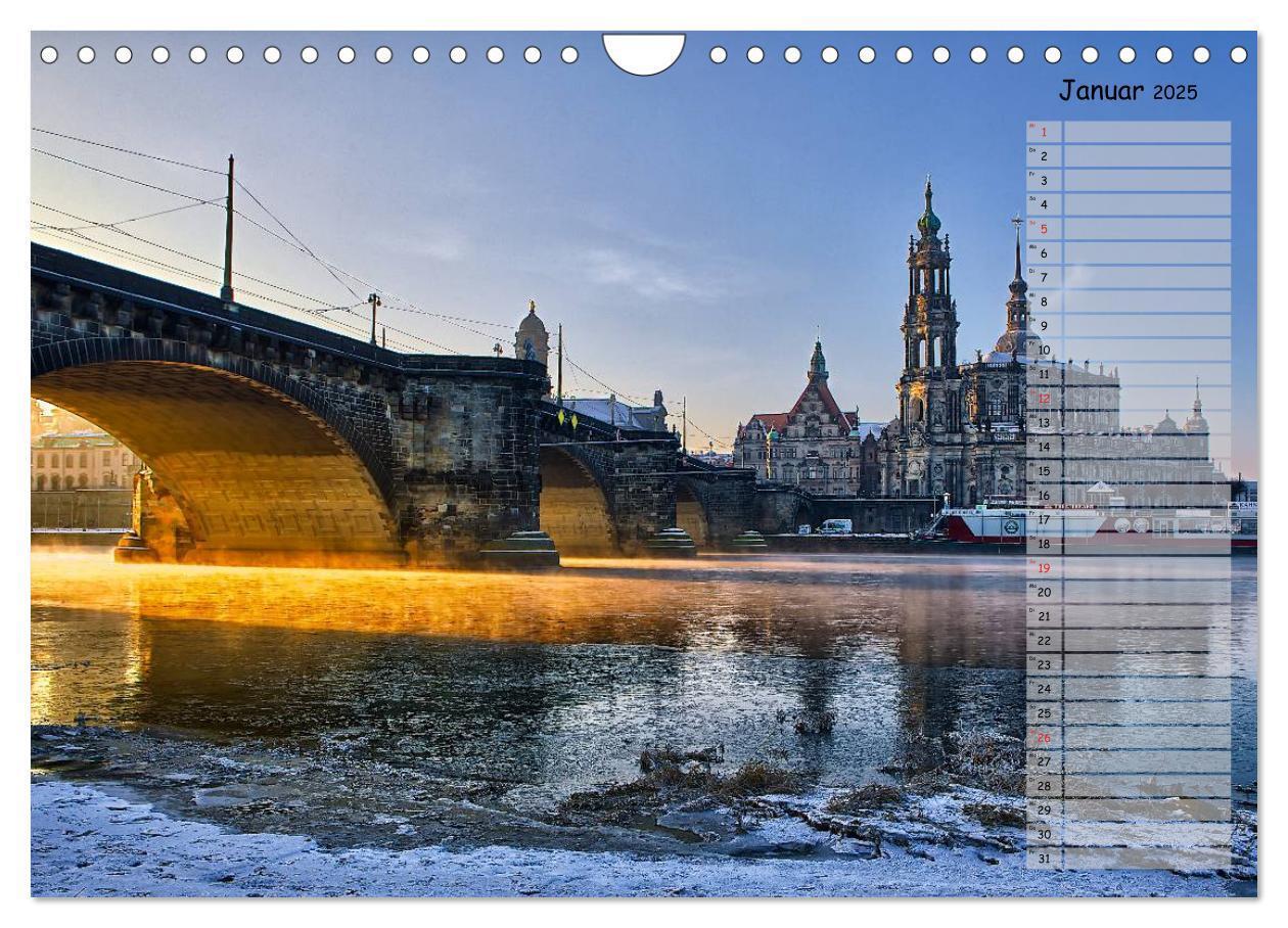 Bild: 9783435744657 | Dresden 2025 / Geburtstagskalender (Wandkalender 2025 DIN A4 quer),...