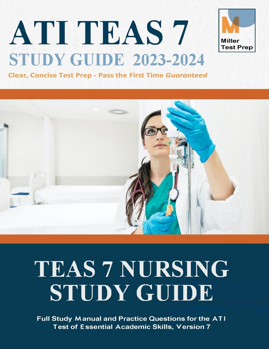 Cover: 9781950159420 | TEAS 7 Nursing Study Guide | Miller Test Prep (u. a.) | Taschenbuch