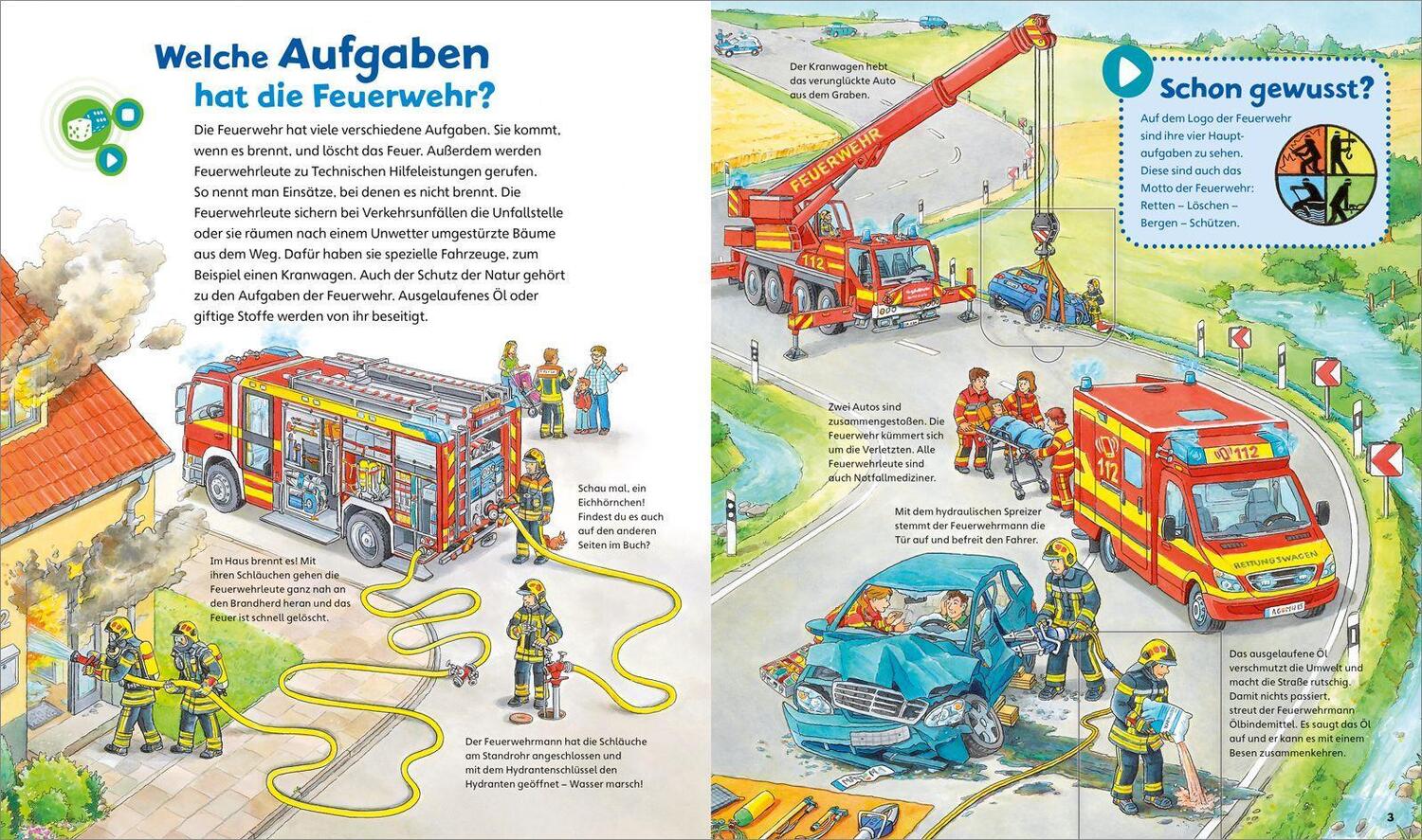 Bild: 9783788674946 | BOOKii® WAS IST WAS Junior Im Einsatz mit der Feuerwehr! | Buch | 2020