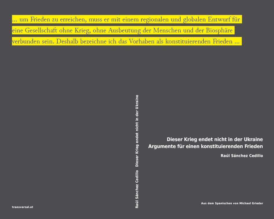 Cover: 9783903046368 | Dieser Krieg endet nicht in der Ukraine | Raúl Sánchez Cedillo | Buch