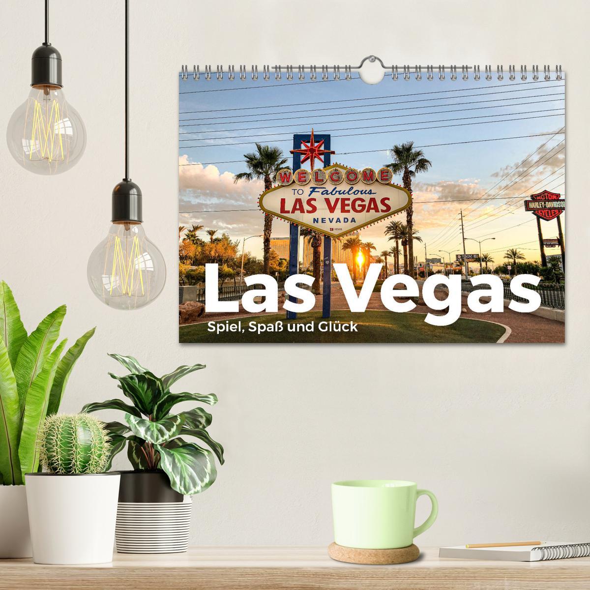 Bild: 9783435008261 | Las Vegas - Spiel, Spaß und Glück (Wandkalender 2025 DIN A4 quer),...