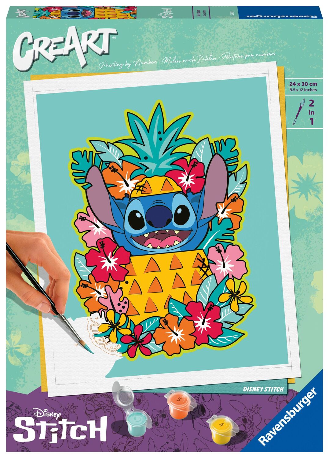 Cover: 4005556239337 | Ravensburger CreArt - Malen nach Zahlen 23933 - Disney Stitch - ab...