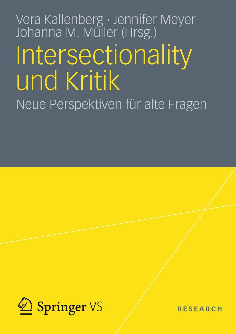 Cover: 9783531177267 | Intersectionality und Kritik | Neue Perspektiven für alte Fragen | xiv