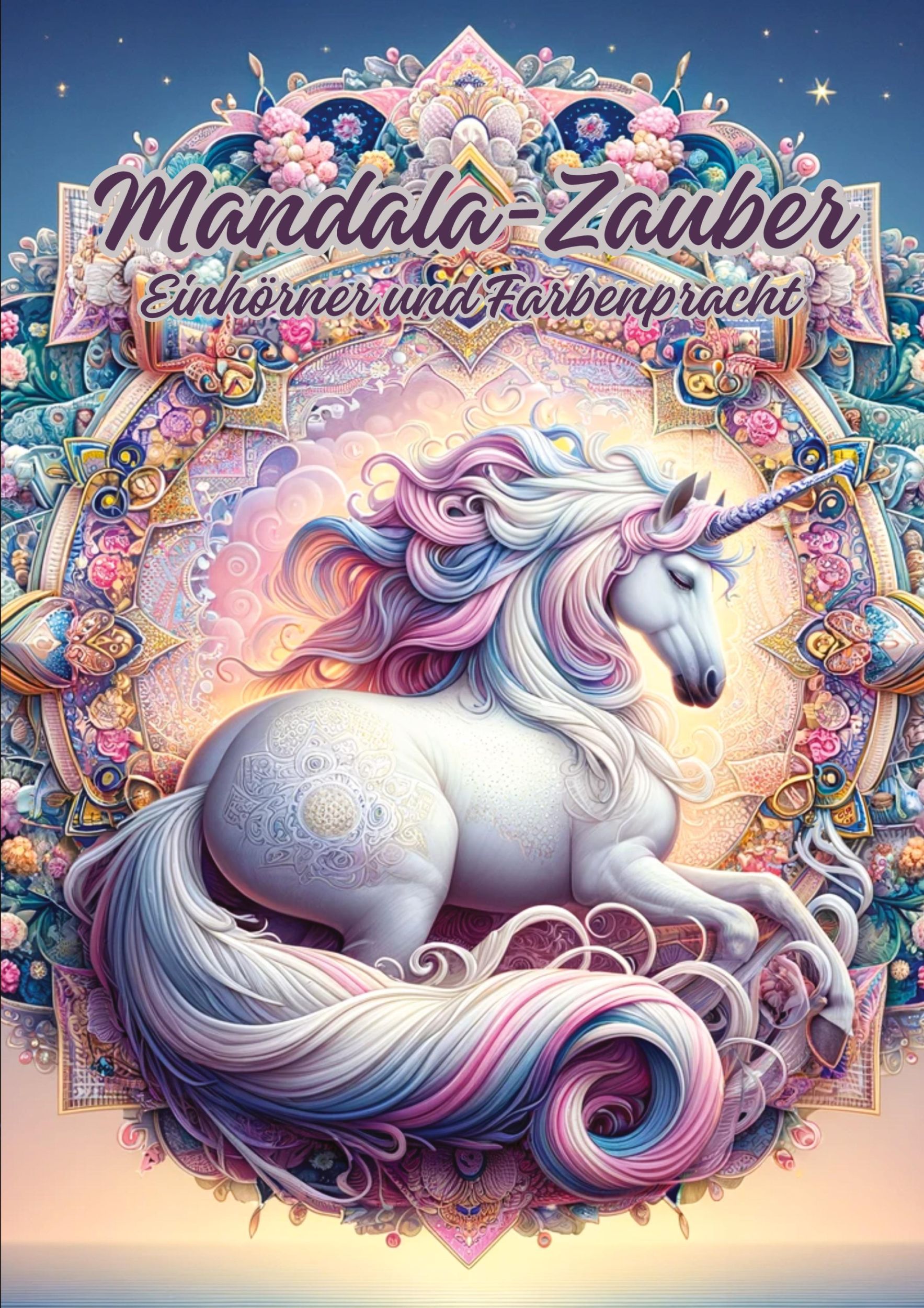 Cover: 9783384059284 | Mandala-Zauber | Einhörner und Farbenpracht | Diana Kluge | Buch