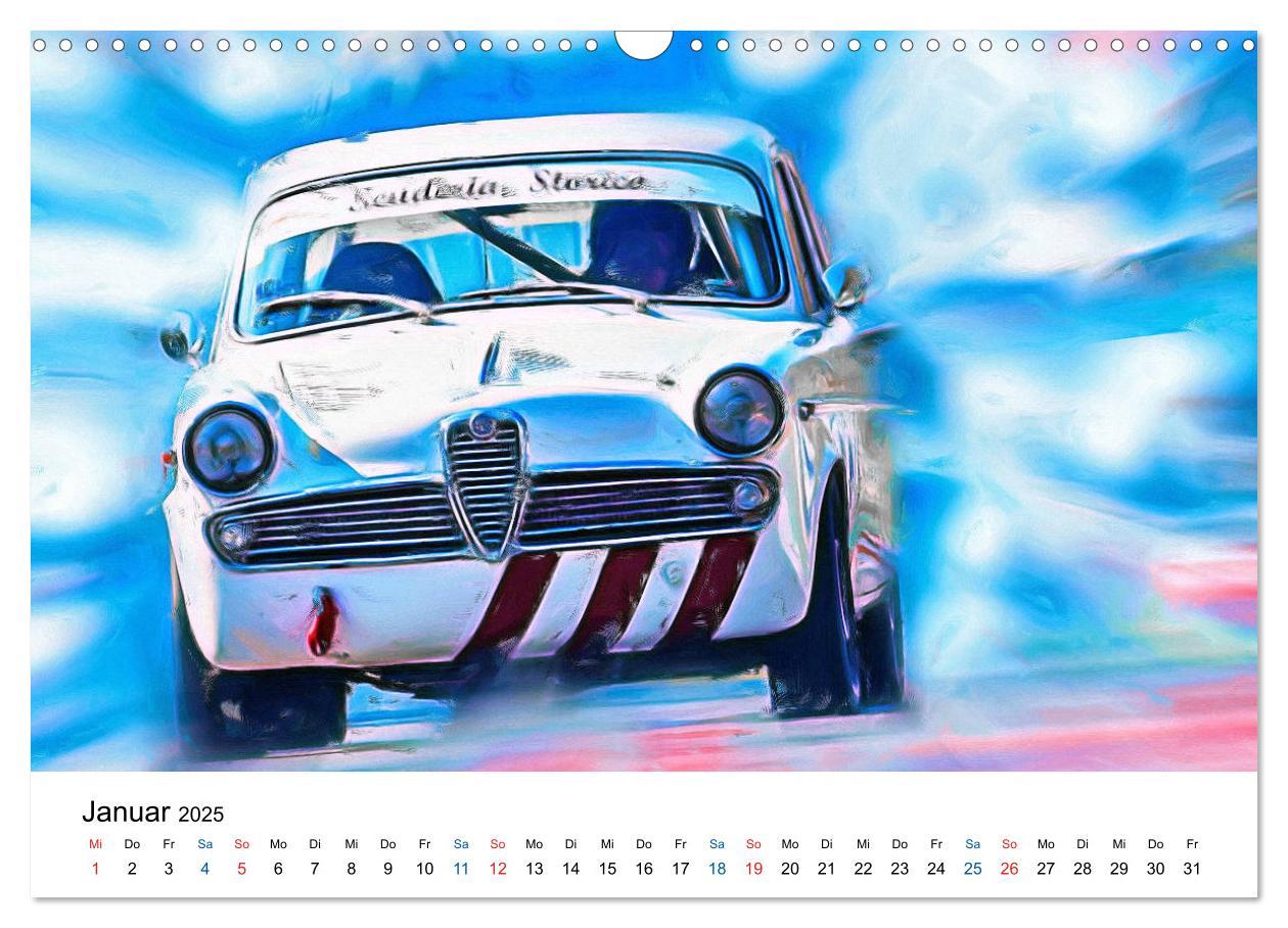 Bild: 9783435219261 | Tourenwagen von gestern (Wandkalender 2025 DIN A3 quer), CALVENDO...