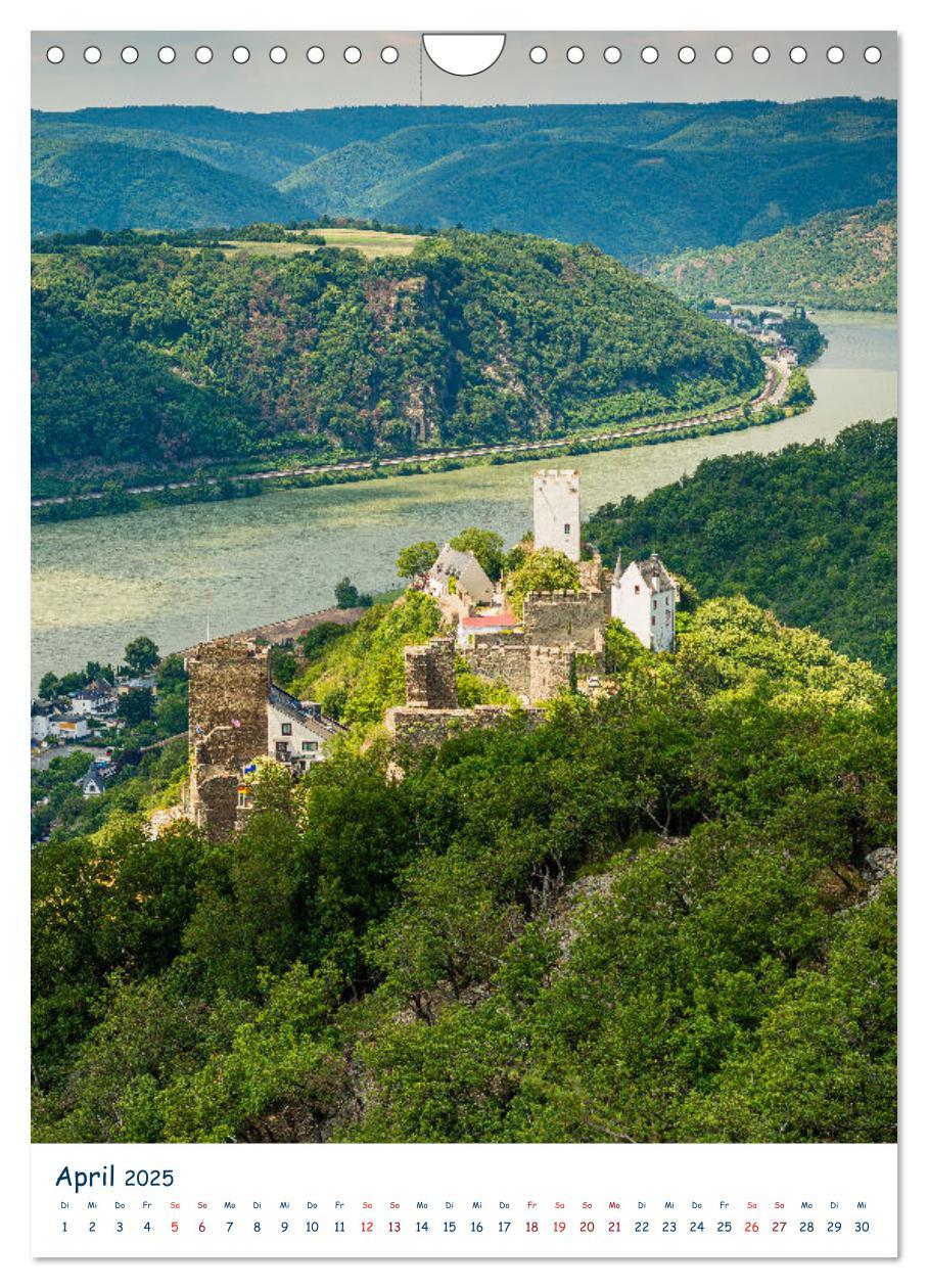 Bild: 9783435745357 | Burgen und Burgruinen am Mittelrhein (Wandkalender 2025 DIN A4...