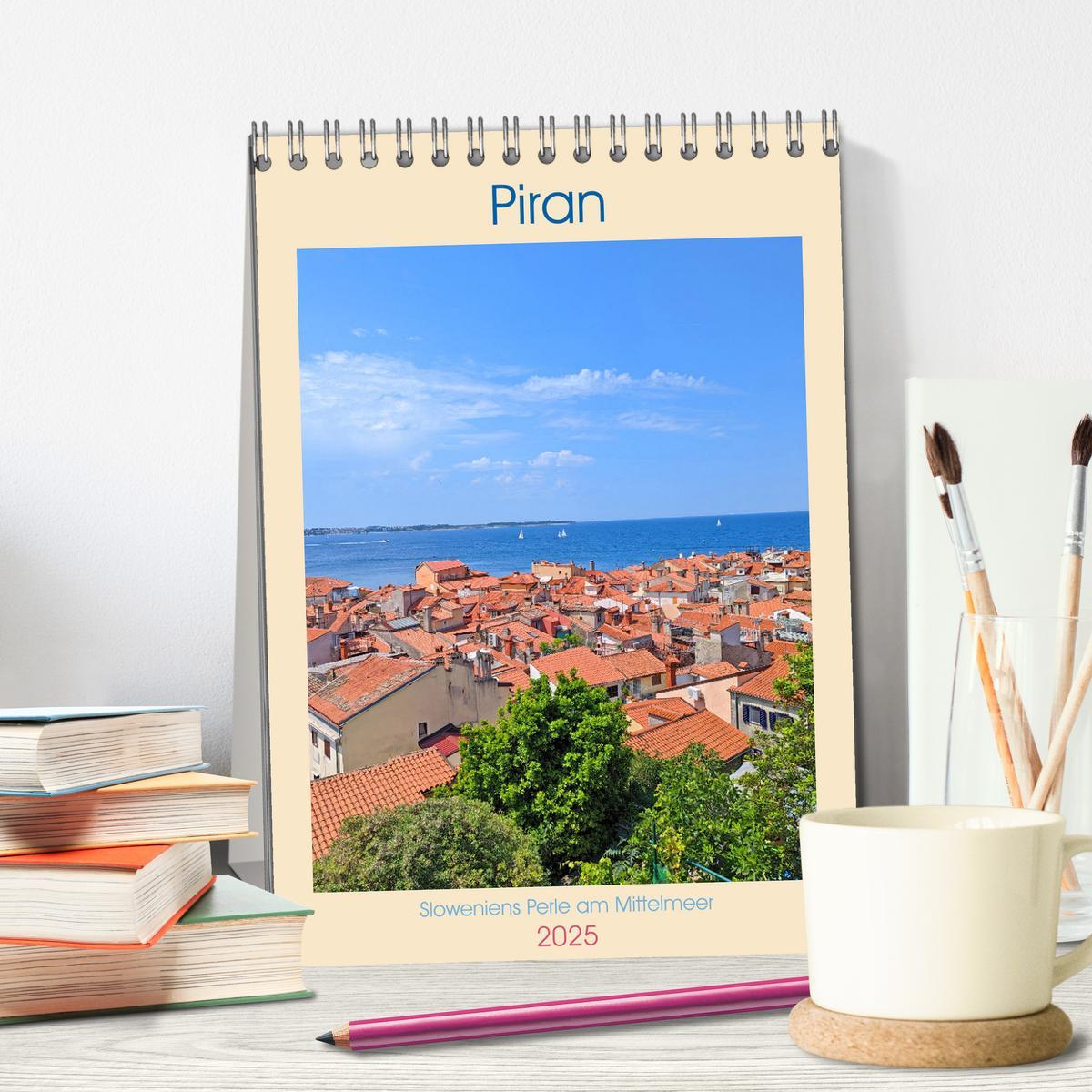 Bild: 9783435867479 | Piran, Sloweniens Perle am Mittelmeer (Tischkalender 2025 DIN A5...