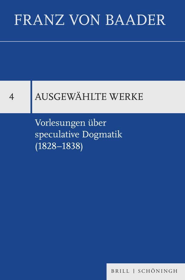 Cover: 9783506790286 | Vorlesungen über speculative Dogmatik (1828-1838) | Alberto Bonchino