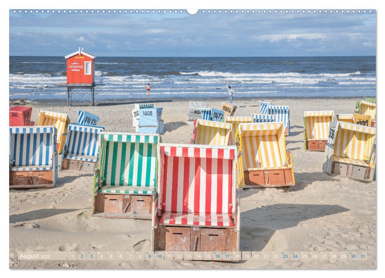 Bild: 9783435073191 | Am Strand von Langeoog (Wandkalender 2025 DIN A2 quer), CALVENDO...