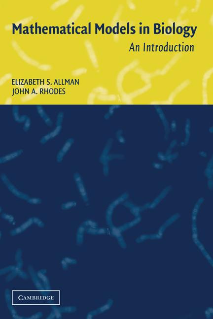 Cover: 9780521819800 | Mathematical Models in Biology | An Introduction | Rhodes (u. a.)