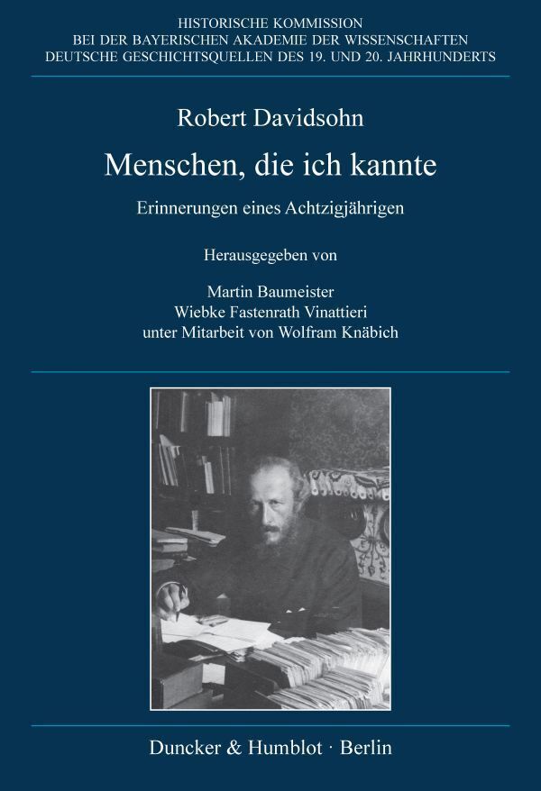 Cover: 9783428157167 | Menschen, die ich kannte. | Erinnerungen eines Achtzigjährigen. | Buch