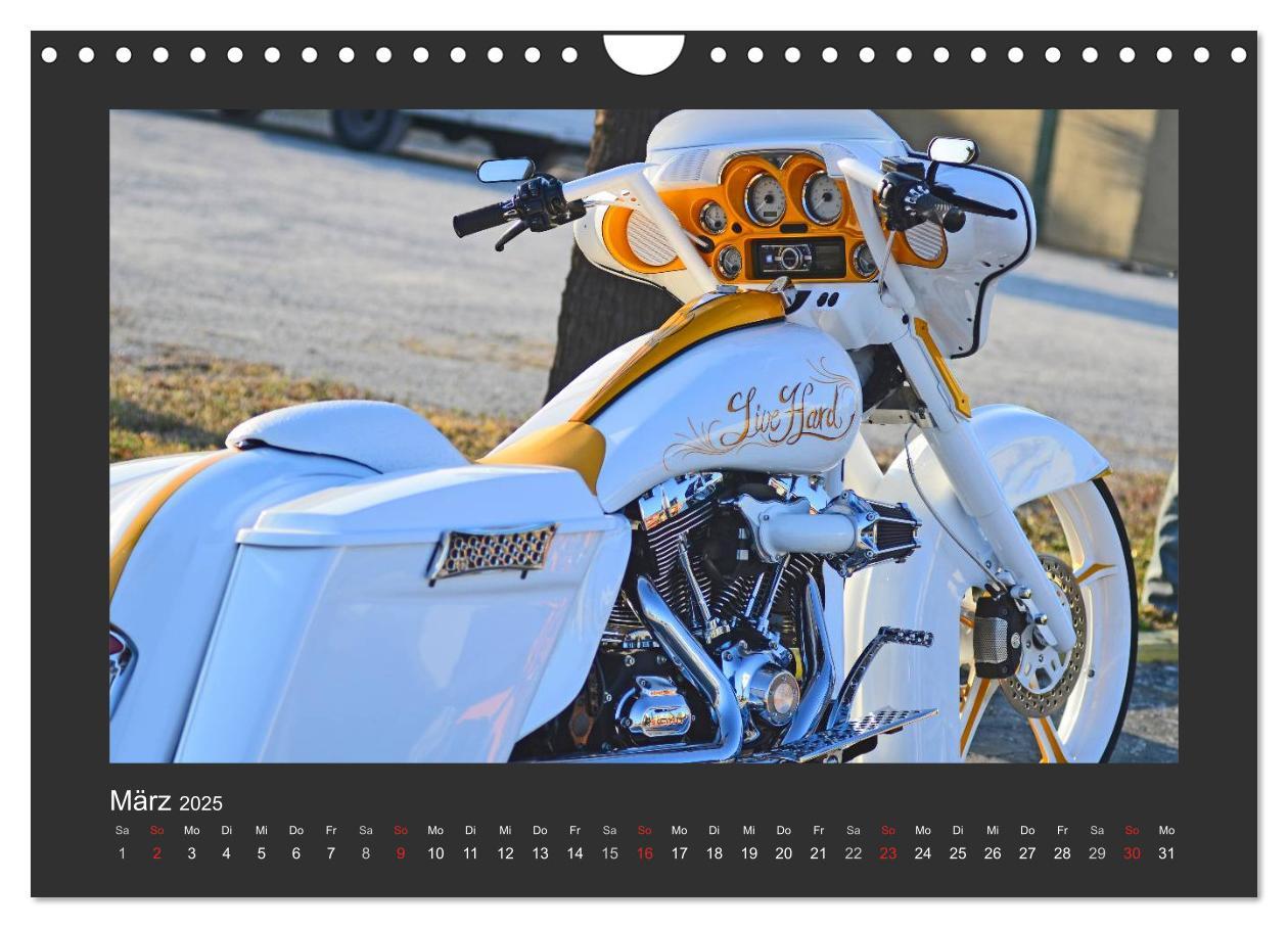 Bild: 9783435788743 | BEST OF HARLEY-DAVIDSON BAGGER-STYLE (Wandkalender 2025 DIN A4...