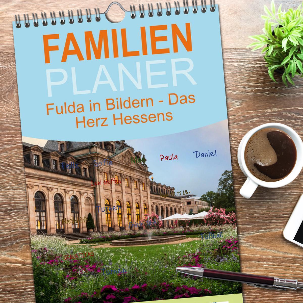 Bild: 9783457222881 | Familienplaner 2025 - Fulda in Bildern - Das Herz Hessens mit 5...