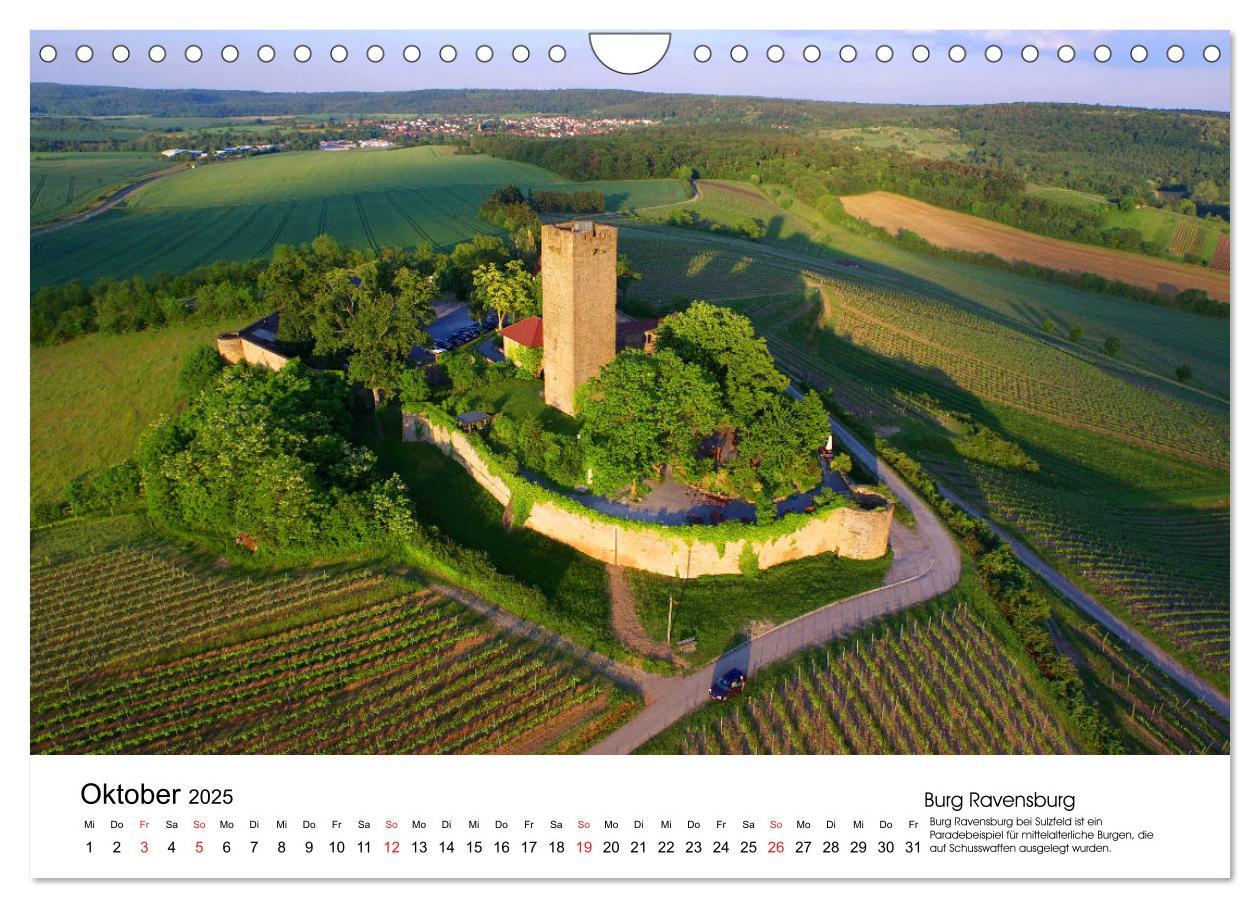 Bild: 9783435504787 | Deutschlands Burgen - Der Süden von oben (Wandkalender 2025 DIN A4...