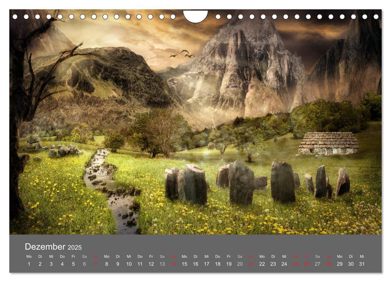 Bild: 9783435621156 | Zwielicht - Fantasylandschaften (Wandkalender 2025 DIN A4 quer),...