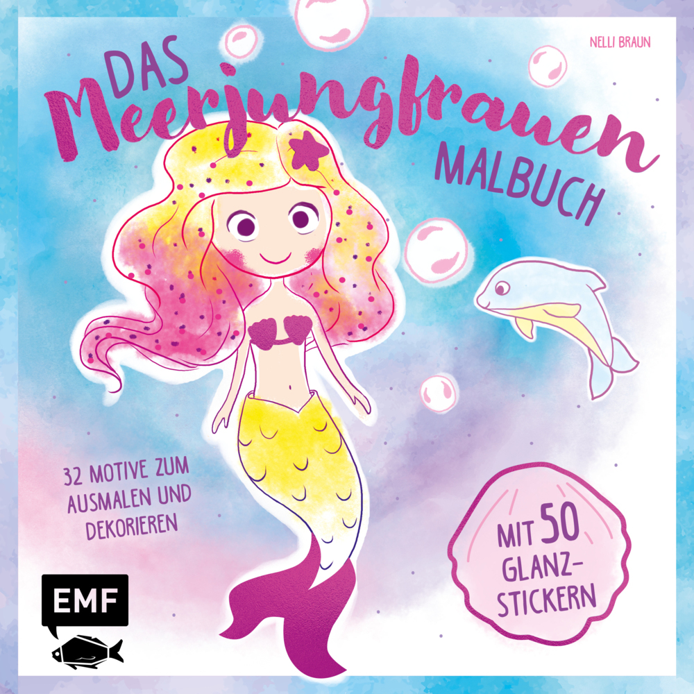 Cover: 9783863559960 | Das Meerjungfrauen-Malbuch | Nellie Braun | Taschenbuch | 64 S. | 2018