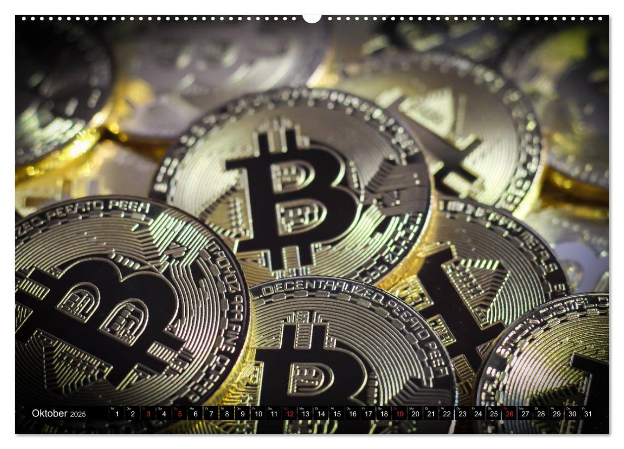 Bild: 9783435310197 | Bitcoins (hochwertiger Premium Wandkalender 2025 DIN A2 quer),...