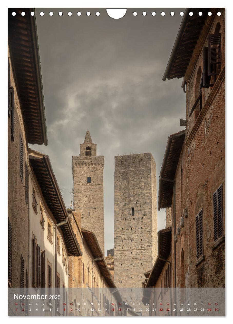 Bild: 9783457220184 | San Gimignano - Stadt der Türme (Wandkalender 2025 DIN A4 hoch),...