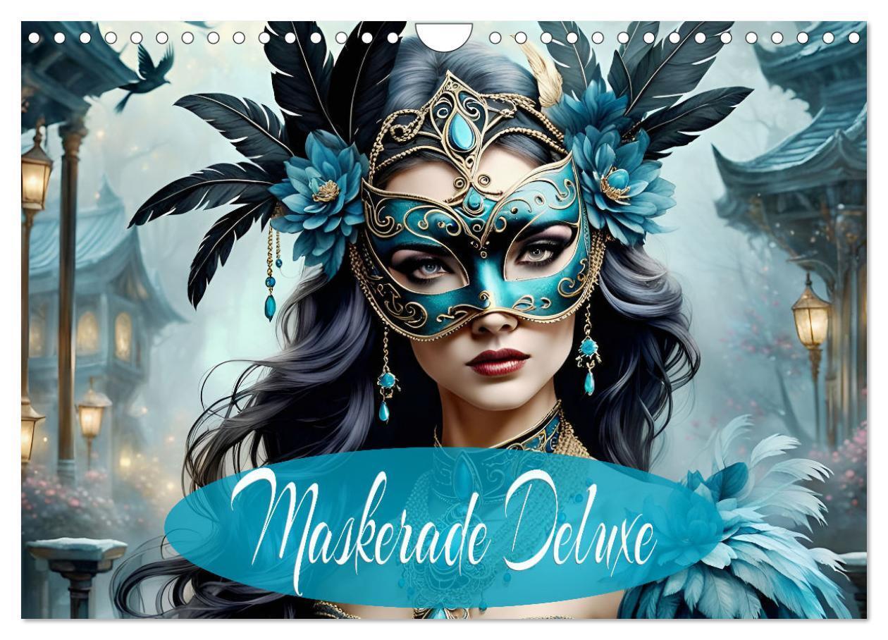 Cover: 9783383798306 | Maskerade Deluxe (Wandkalender 2025 DIN A4 quer), CALVENDO...