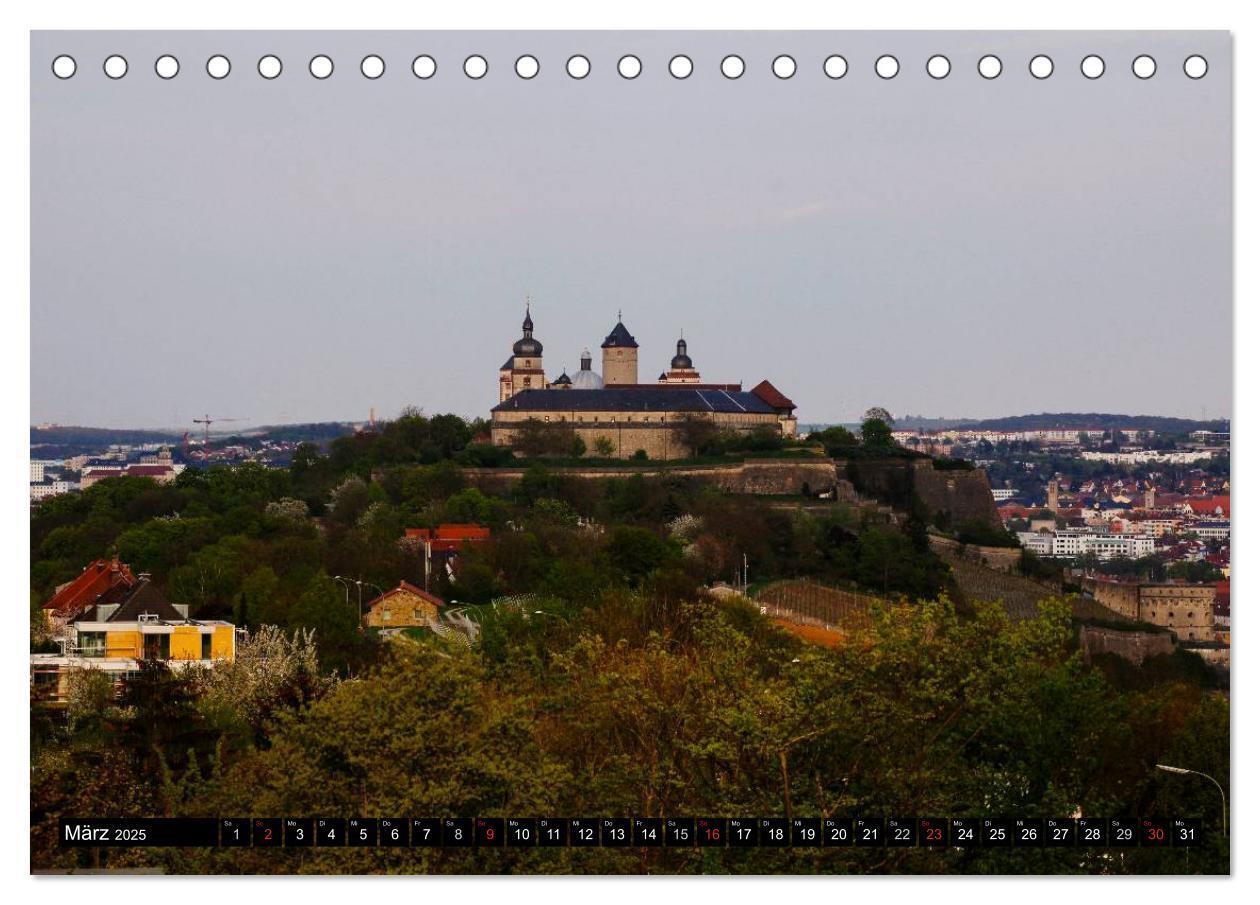 Bild: 9783435653607 | Würzburg am Abend (Tischkalender 2025 DIN A5 quer), CALVENDO...