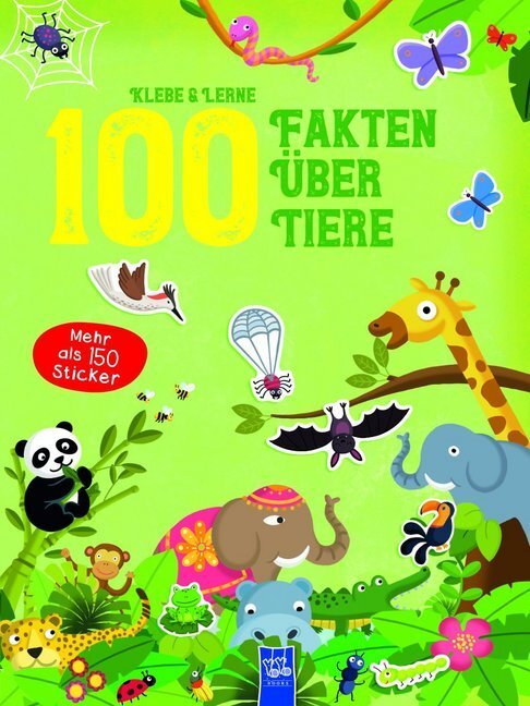 Cover: 9789463788977 | 100 Fakten über Tiere | Mehr als 150 Sticker | Taschenbuch | 24 S.