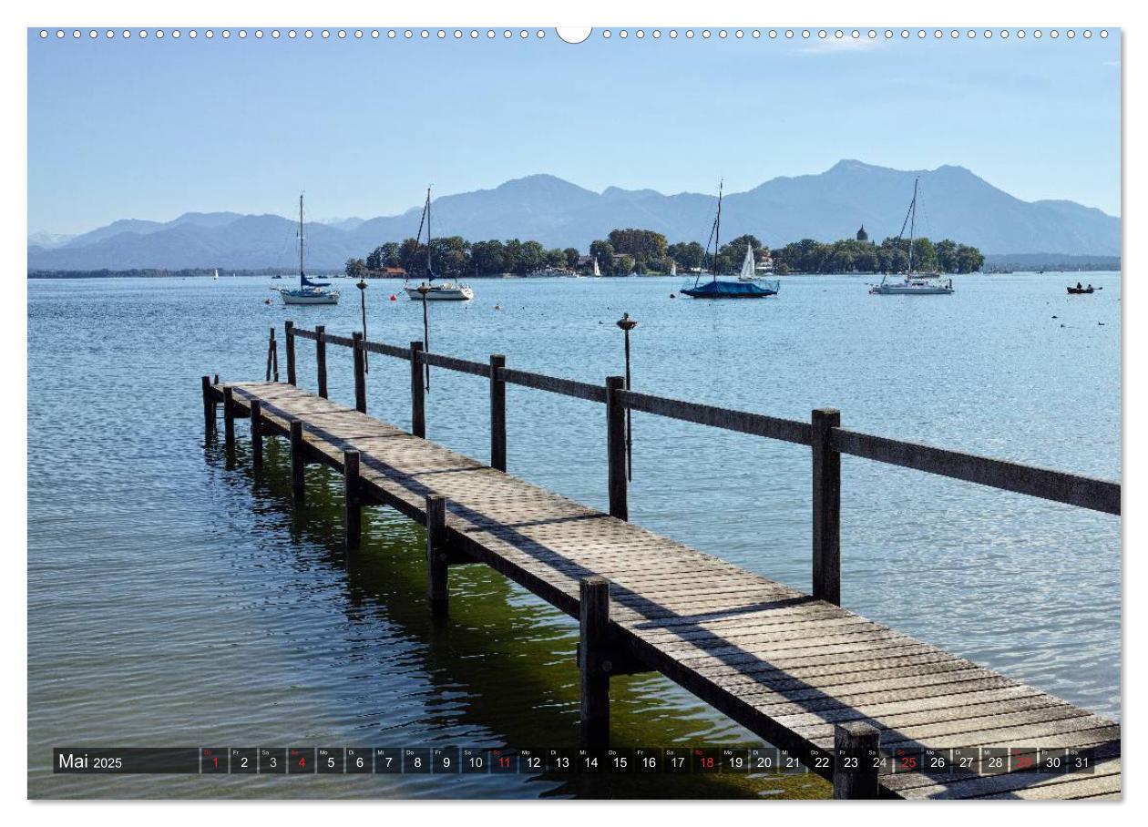 Bild: 9783435730896 | Stille Tage am Chiemsee (Wandkalender 2025 DIN A2 quer), CALVENDO...