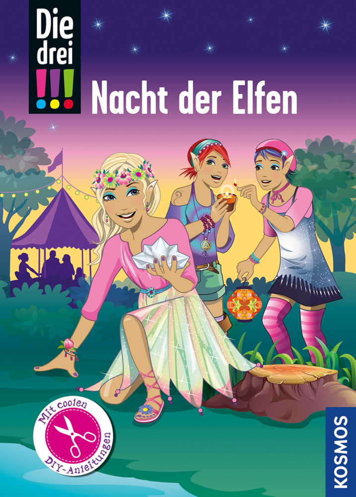 Cover: 9783440170663 | Die drei !!!, Nacht der Elfen | Mit 12 illustrierten DIY-Anleitungen