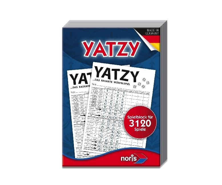 Cover: 4000826043058 | Knubbel / Yatzy, Extradicker Spielblock für 3120 Spiele...