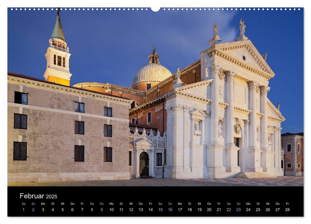 Bild: 9783435555116 | Venedig bei Nacht 2025 (hochwertiger Premium Wandkalender 2025 DIN...