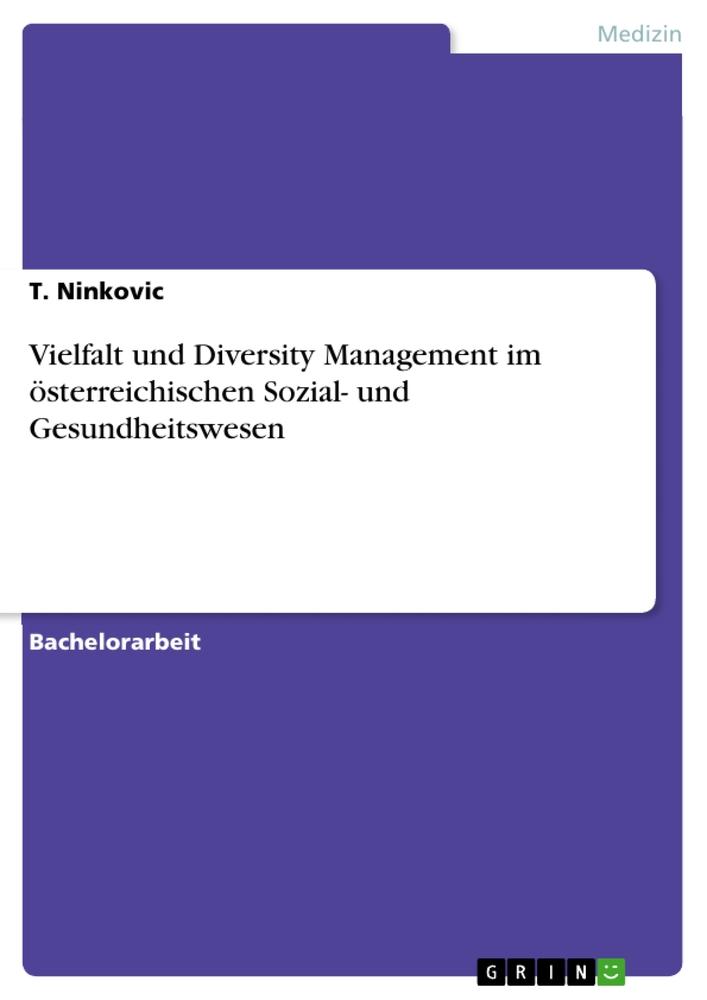 Cover: 9783346955852 | Vielfalt und Diversity Management im österreichischen Sozial- und...