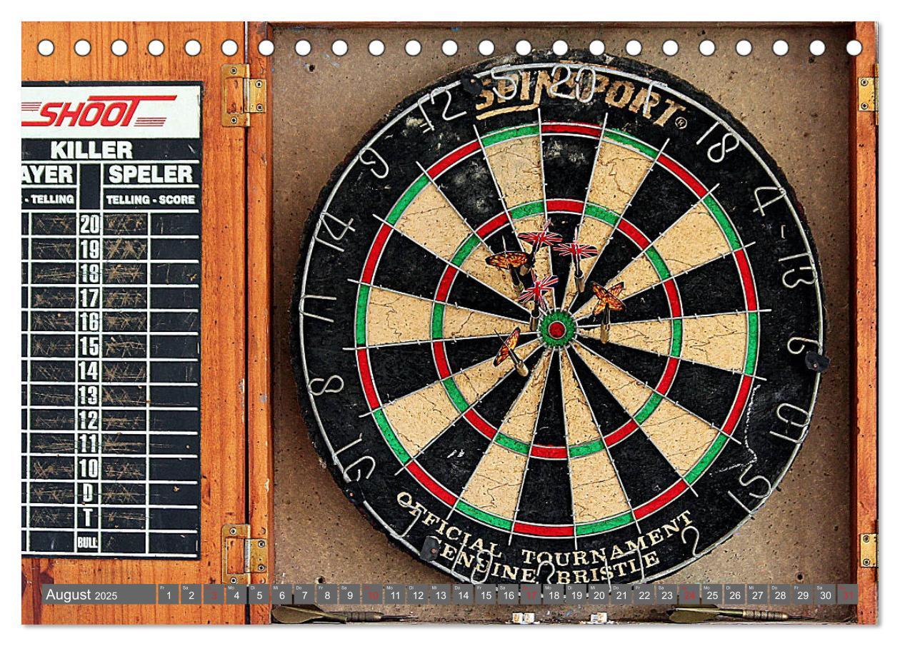 Bild: 9783435289073 | Darts. Konzentration - Sport - Spannung (Tischkalender 2025 DIN A5...