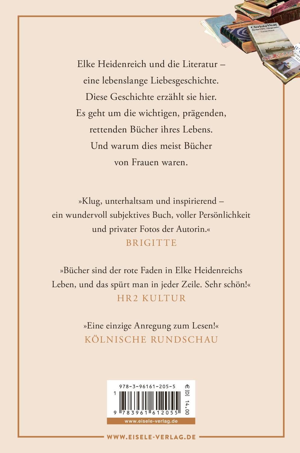 Rückseite: 9783961612055 | Hier geht's lang! | Elke Heidenreich | Taschenbuch | 192 S. | Deutsch