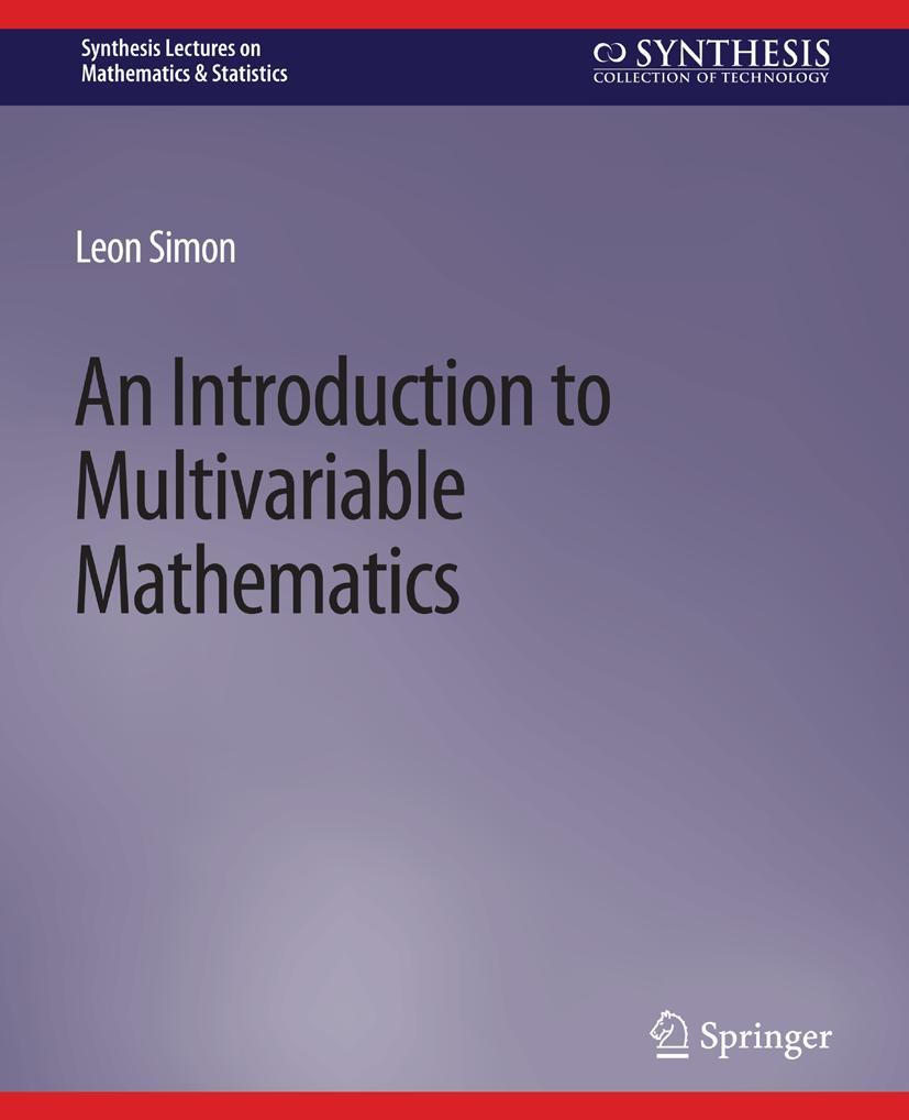 Cover: 9783031012662 | An Introduction to Multivariable Mathematics | Leon Simon | Buch