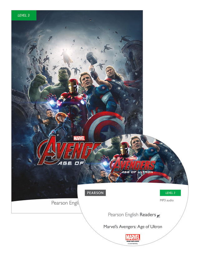 Cover: 9781292239521 | Pearson English Readers Level 3: Marvel - The Avengers - Age of...