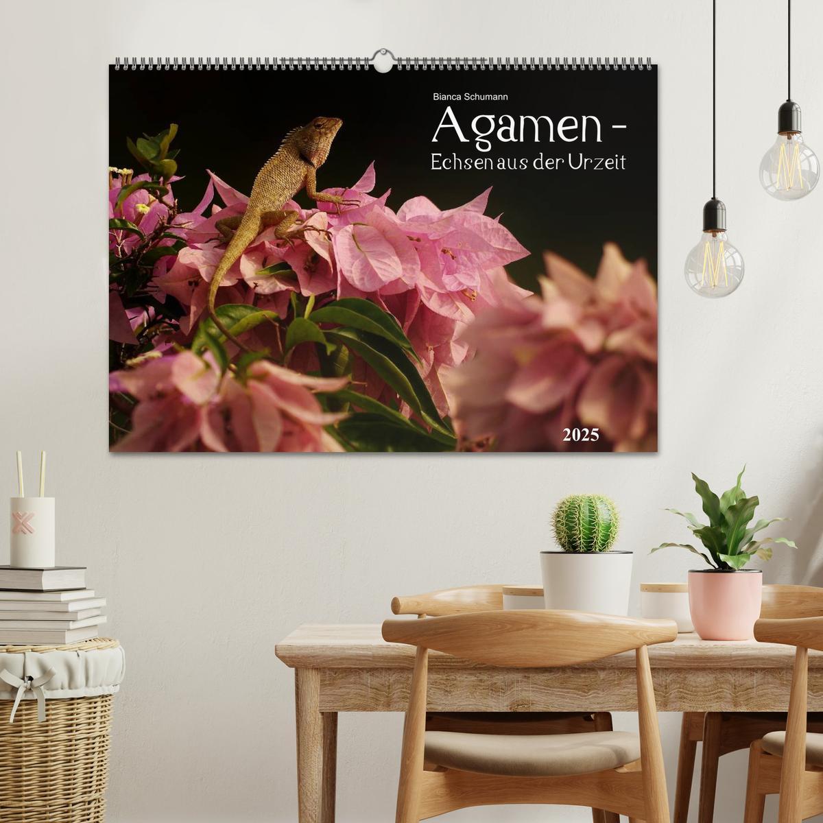 Bild: 9783435690596 | Agamen - Echsen aus der Urzeit (Wandkalender 2025 DIN A2 quer),...