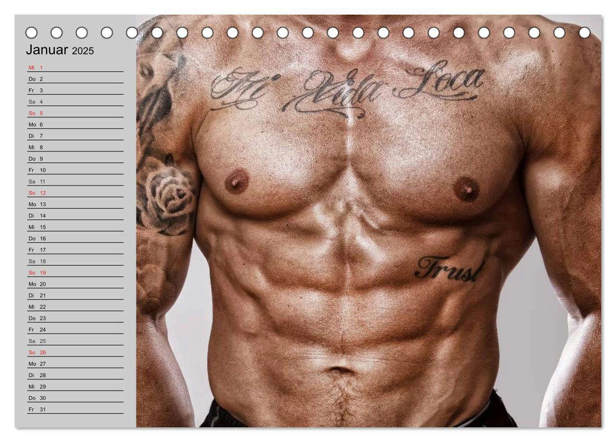 Bild: 9783435539666 | Erotische Männer. Adonis und Co. (Tischkalender 2025 DIN A5 quer),...