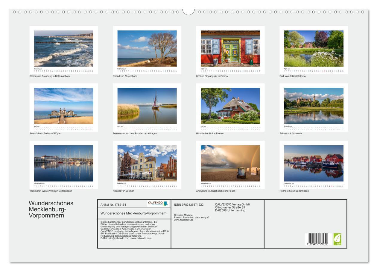 Bild: 9783435571222 | Wunderschönes Mecklenburg-Vorpommern (Wandkalender 2025 DIN A2...