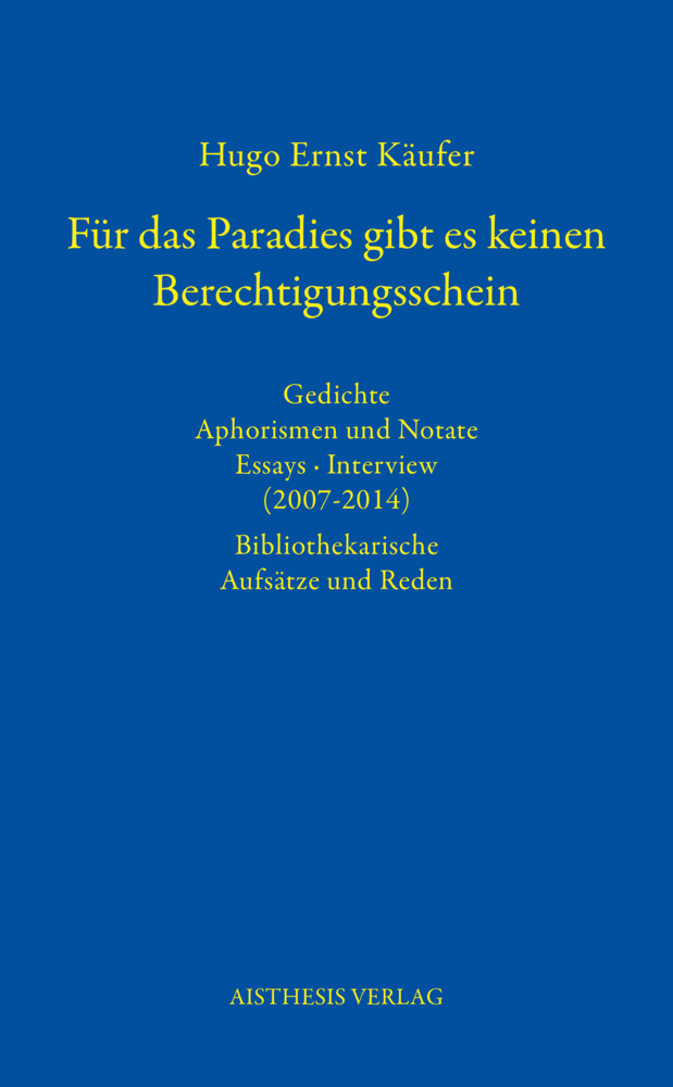 Cover: 9783849817855 | Für das Paradies gibt es keinen Berechtigungsschein | Käufer | Buch