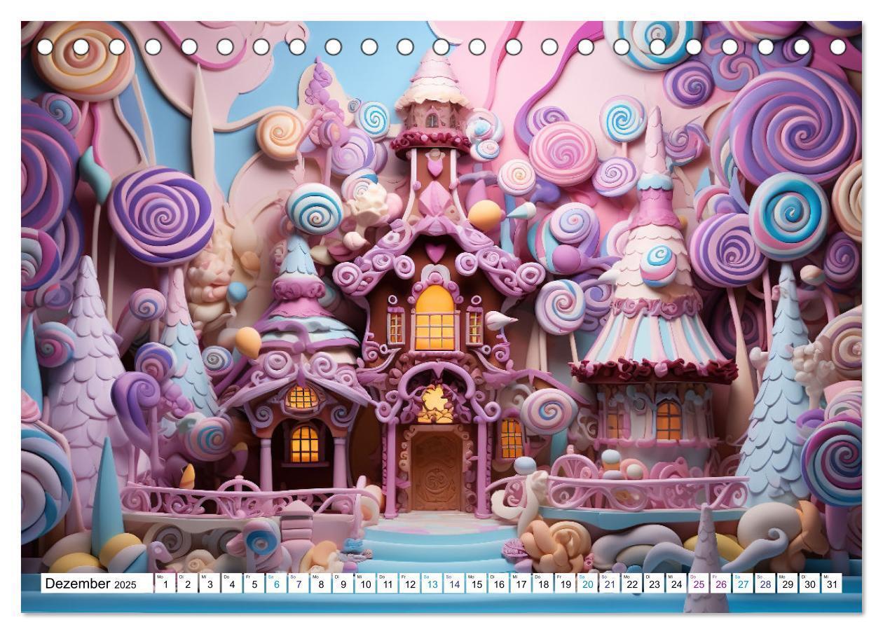 Bild: 9783383814747 | Zuckerträume im Candyland (Tischkalender 2025 DIN A5 quer),...