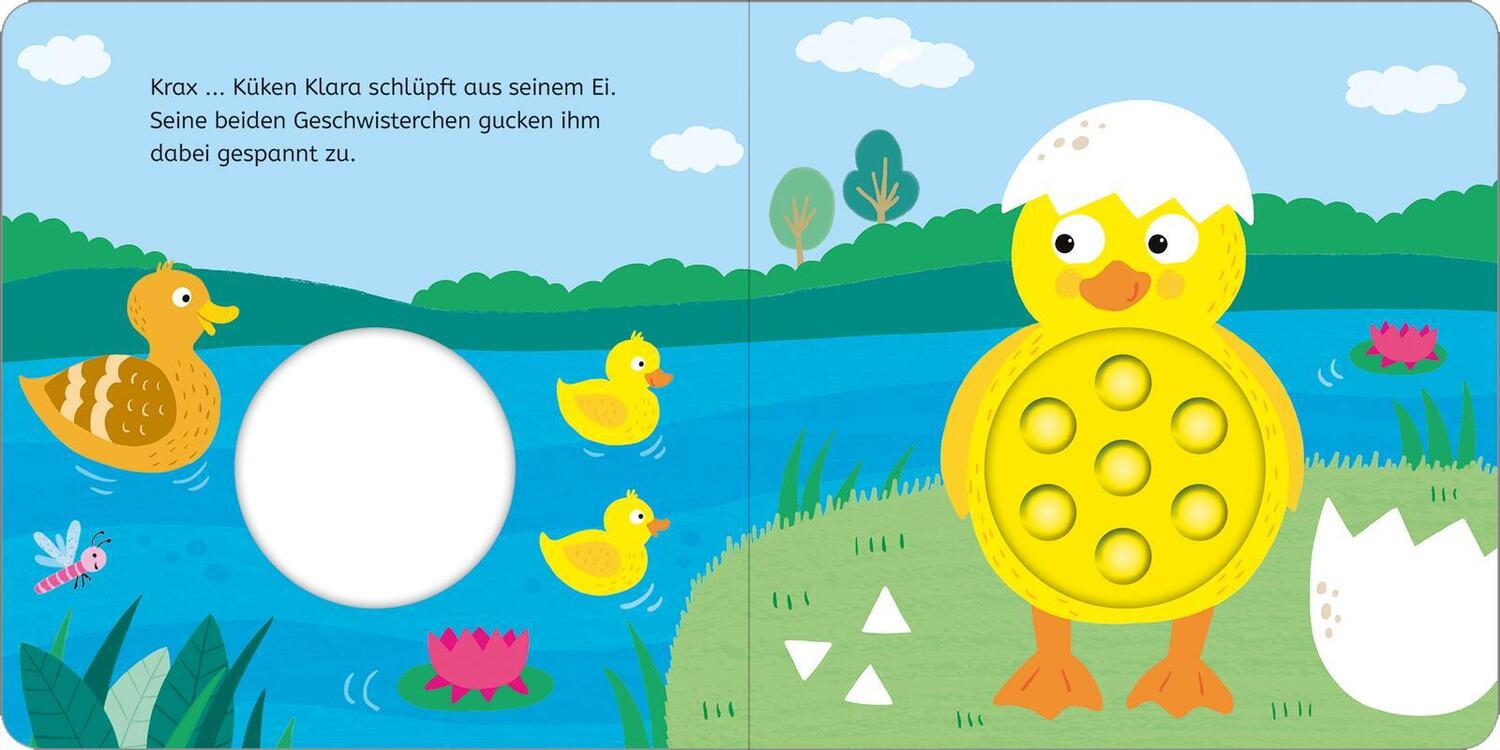 Bild: 9783845853246 | Mein erstes Pop-it-Buch - Küken Klara | Plopp! | Buch | 10 S. | 2023